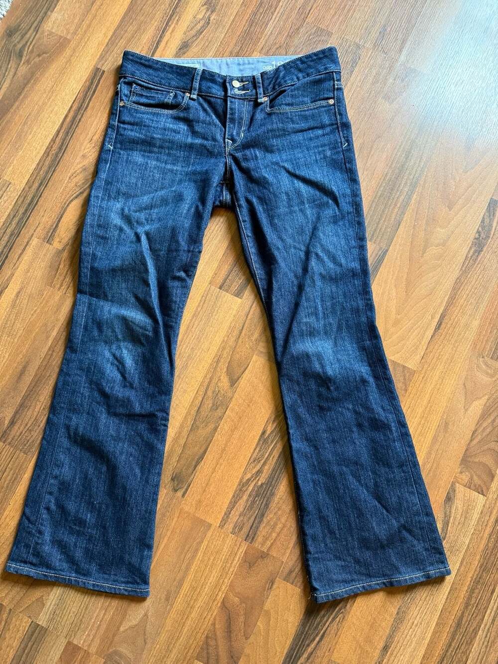 Gap 1969 Perfect Bootcut Denim Jeans Dark Wash Size 28/6a